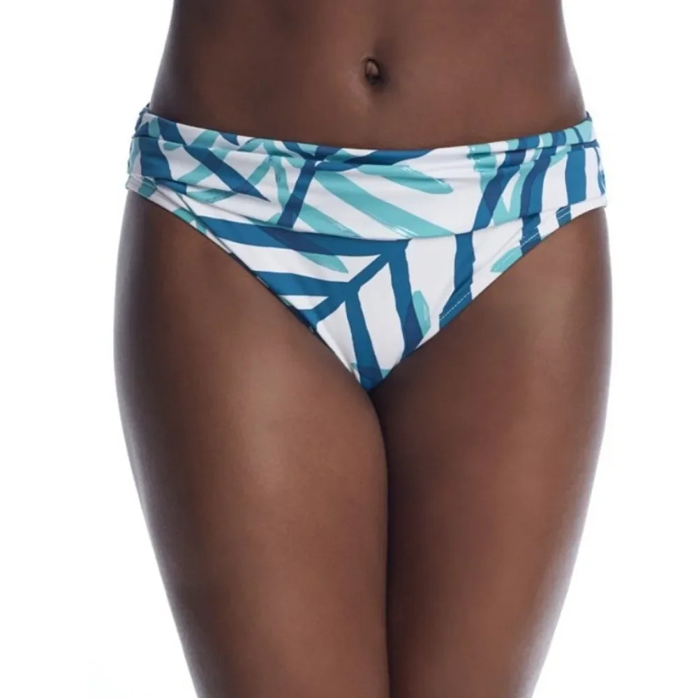 La Blanca Womens Vista Mirage Banded Bikini Bottom Swim